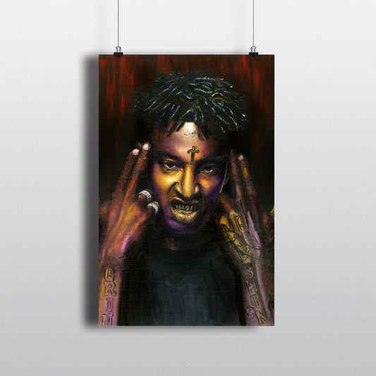 21 Savage Poster