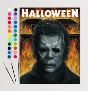 Michael Myers Paint By Numbers Set