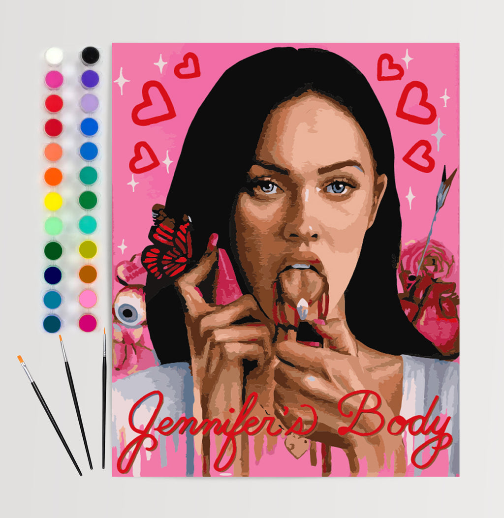 Jennifer's Body Paint By Numbers Set