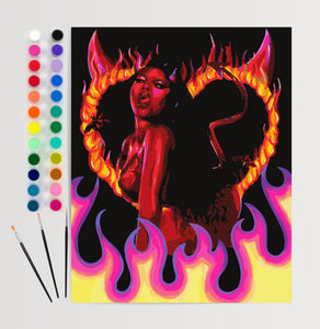 Megan Thee Stallion Paint By Numbers Set