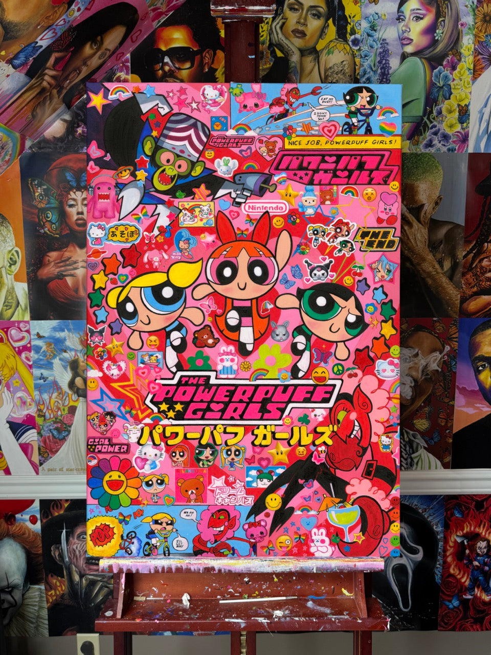Powerpuff Girls Original Painting
