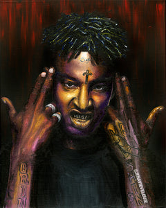 21 Savage Original Painting (1 of 1)