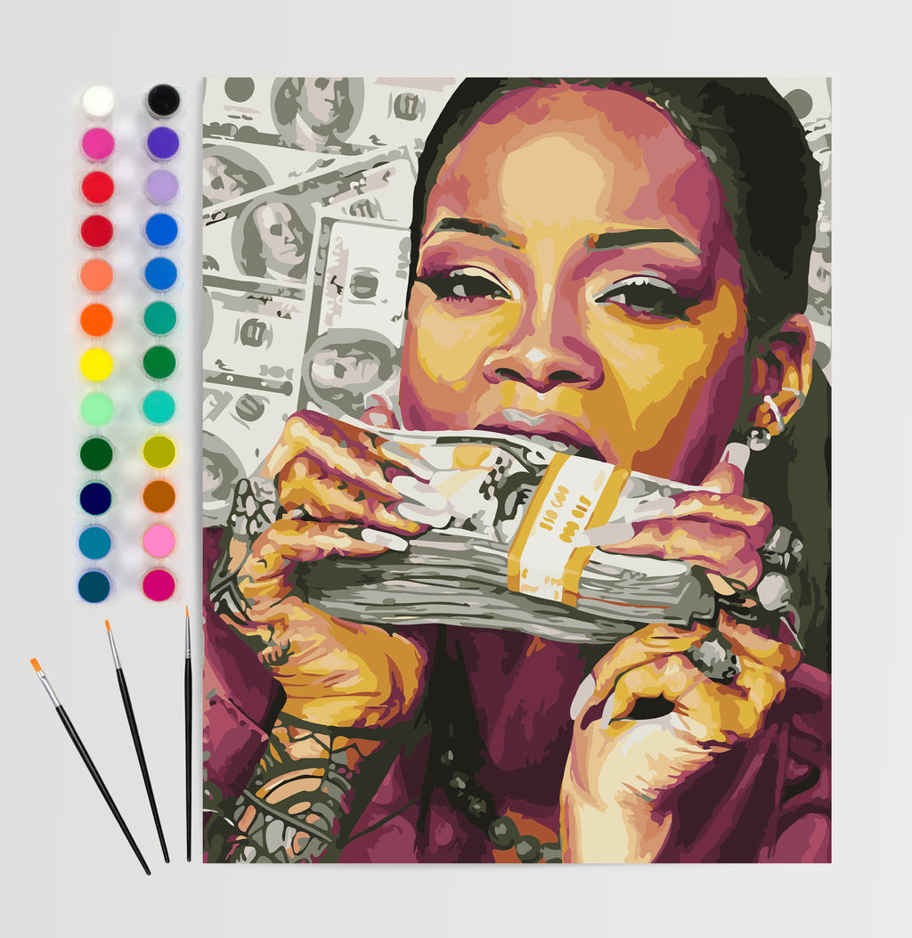 Rihanna Paint By Numbers Set