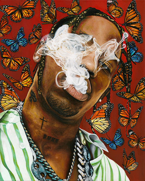 Travis Scott Original Painting (1 of 1) *SOLD*