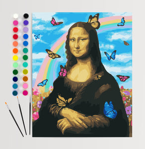 Mona Lisa Paint By Numbers Set