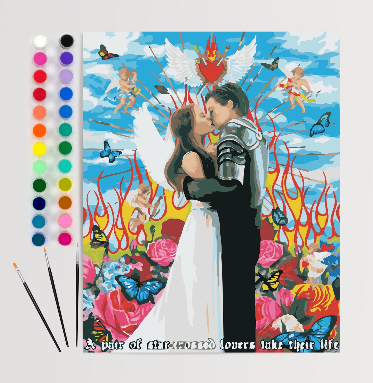 Romeo and Juliet Paint By Numbers Set