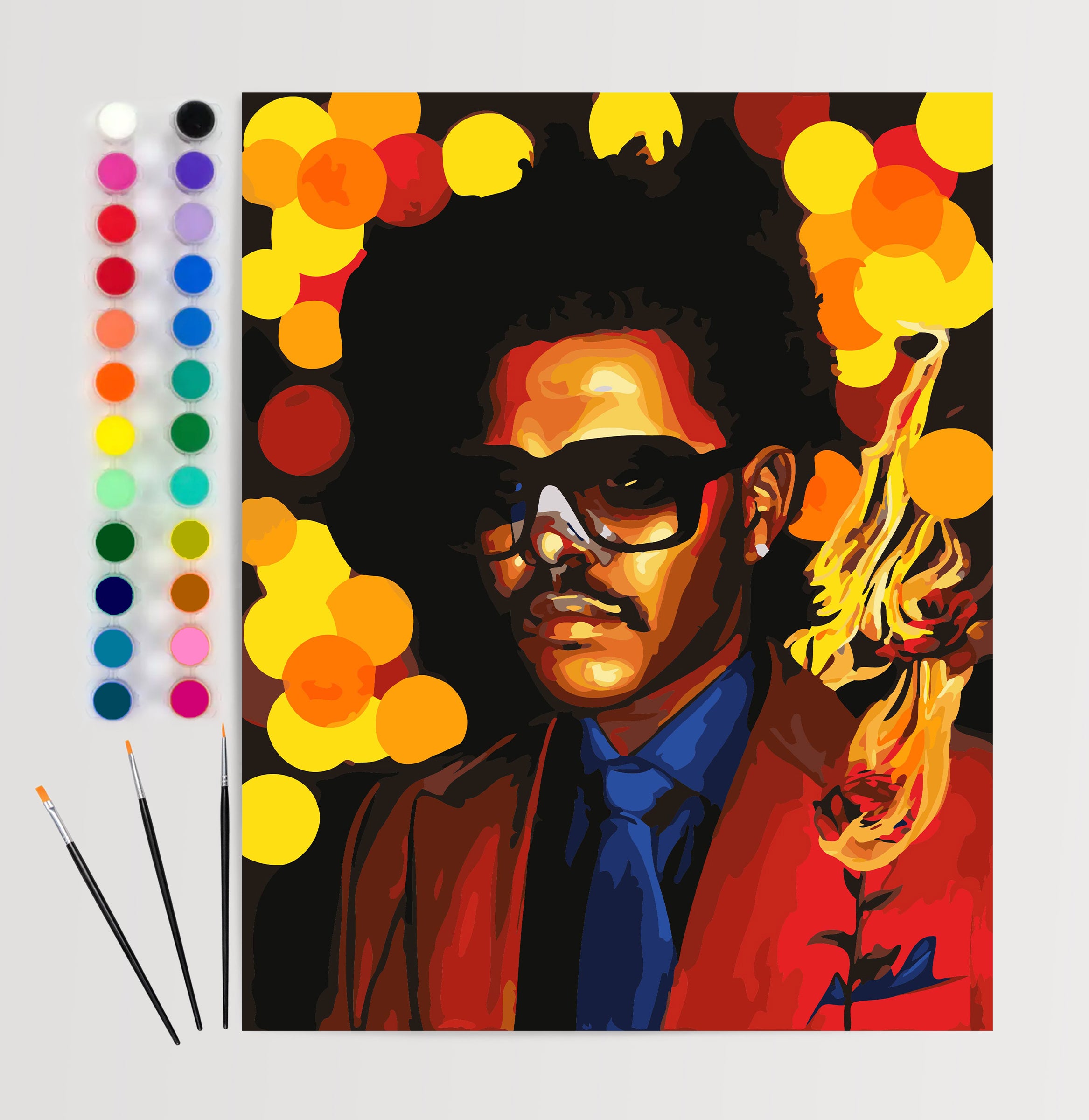 The Weeknd Paint By Numbers Set